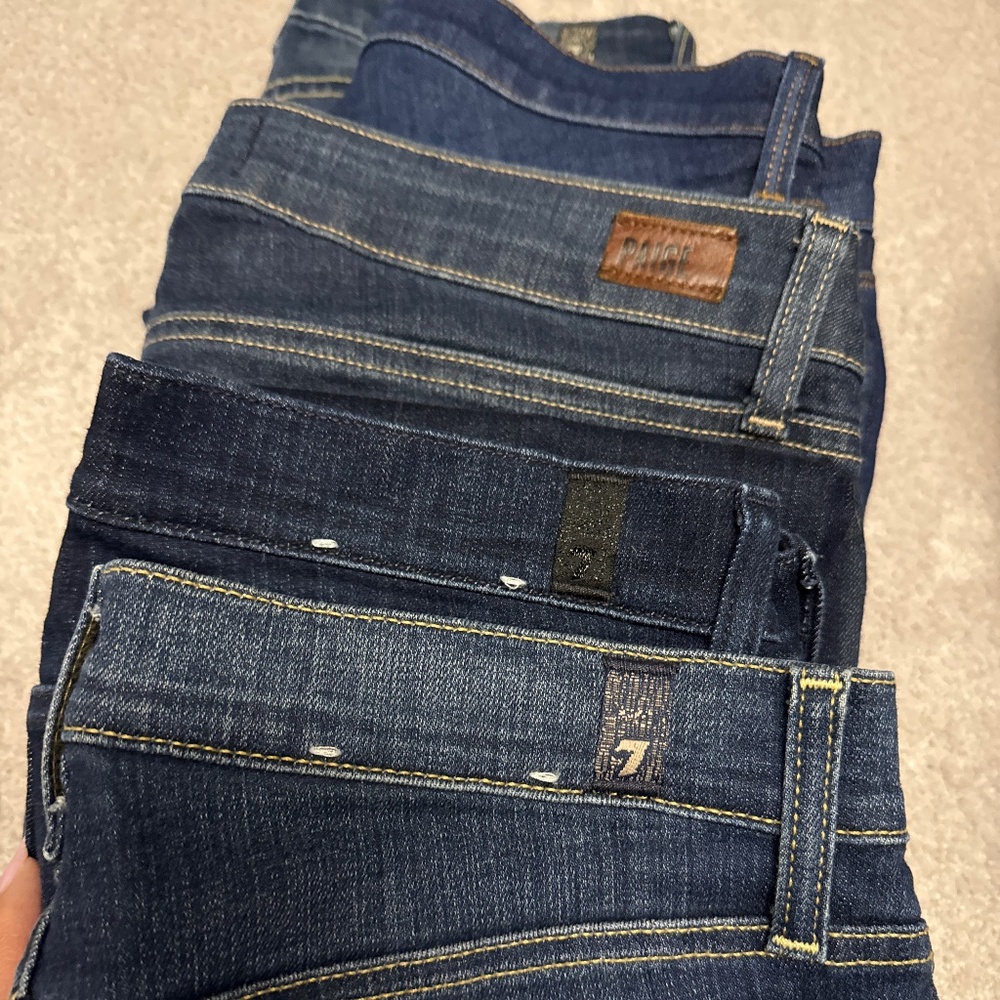 5 pairs of jeans